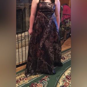 2XL Camo ball gown